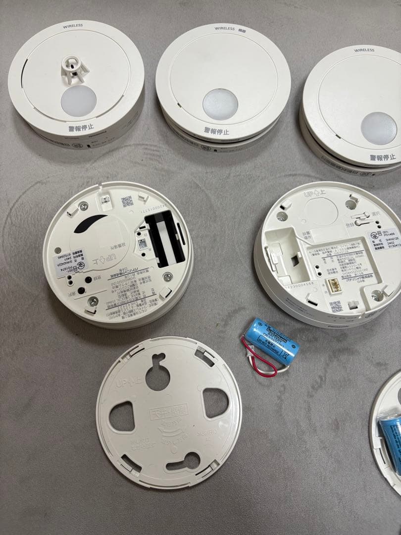 連動式火災報知器、Panasonic ワイヤレス煙探知器 5個セット