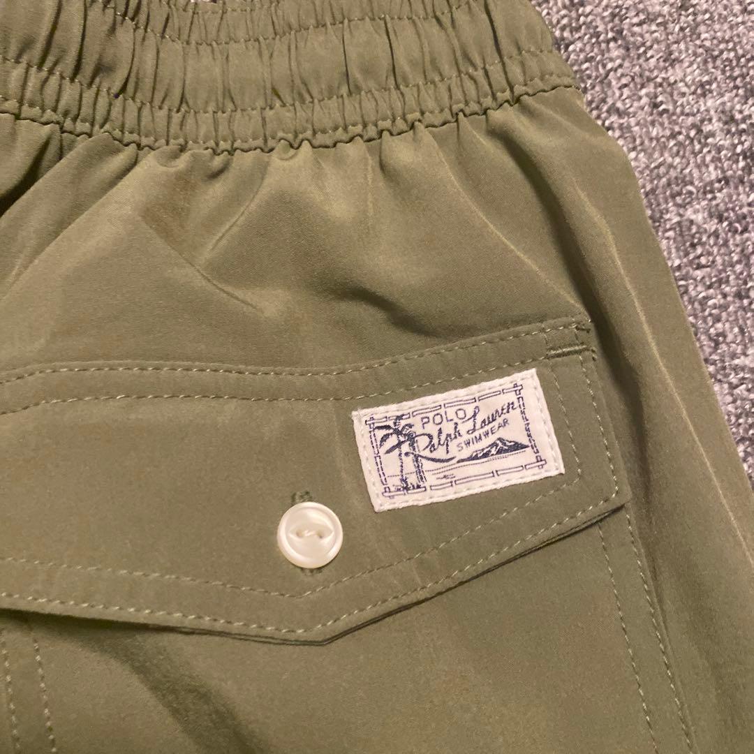 poloralphlaurenオリーブグリーン水着　US S