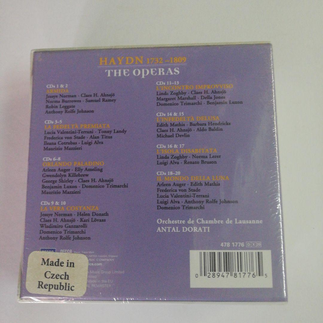 輸入盤　CD/BOX 20CDS 「Haydn: The Operas」ハイドン
