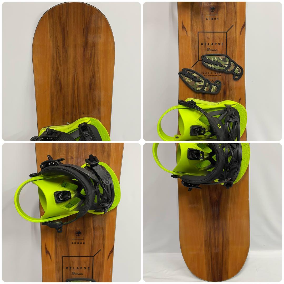 ARBOR RELAPSEPremium 150cm スノーボード５点セット