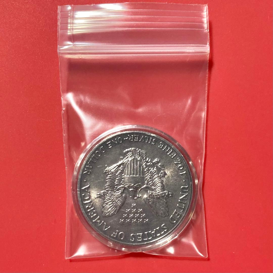 ゆ*き様 アメリカ　イーグル銀貨　1オンス　31.4g　1989　ケース付