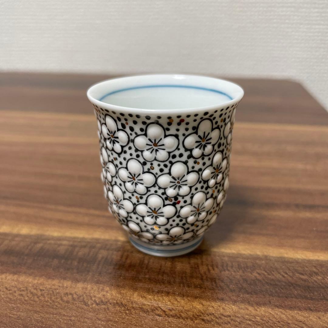 有田焼 伊万里大川内山 畑萬作 玉彩梅詰 半酒器セット