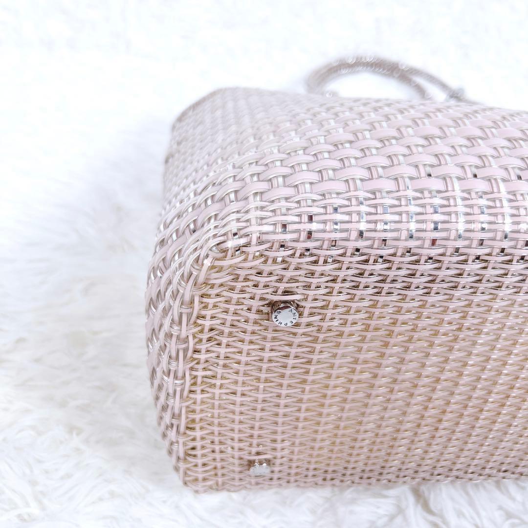 美品✨アンテプリマ イントレッチオ パウダリーピンクシルバー インナーバッグ付