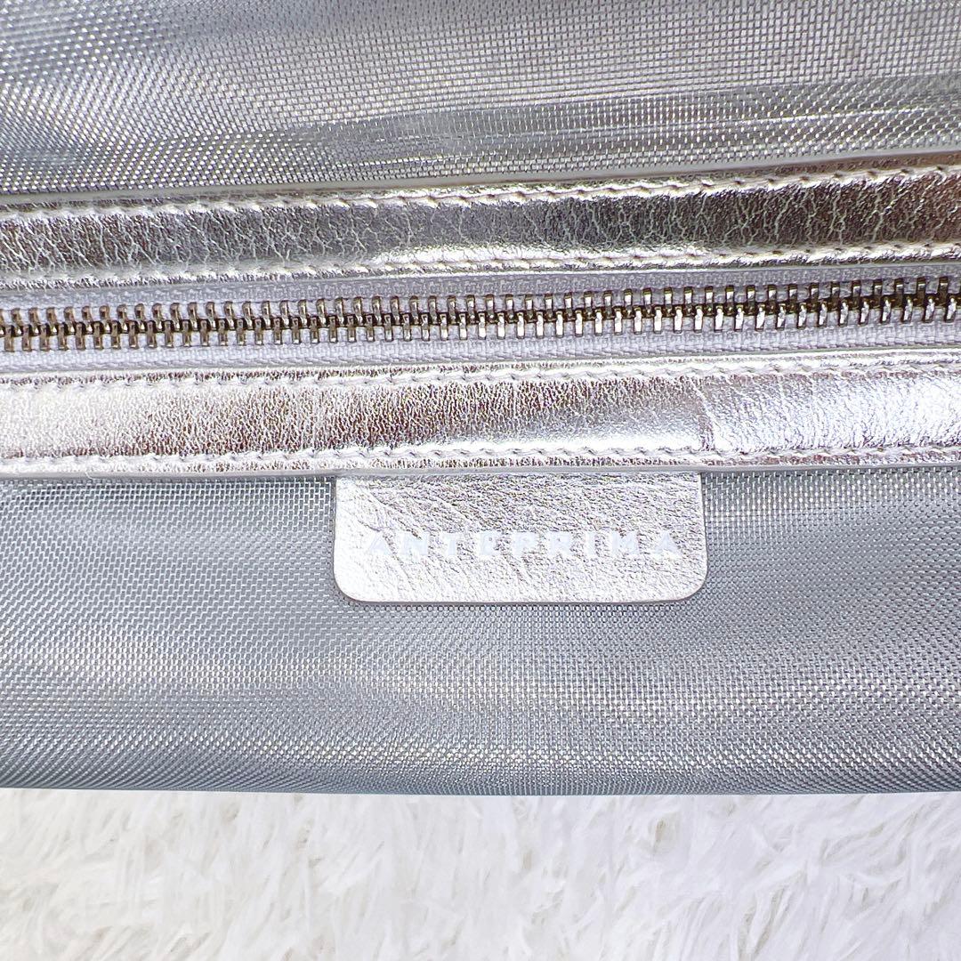 美品✨アンテプリマ イントレッチオ パウダリーピンクシルバー インナーバッグ付