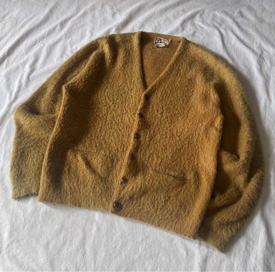 ど*ら様 60s REVERE モヘアカーディガン 毛足長 カート・コバーン グ