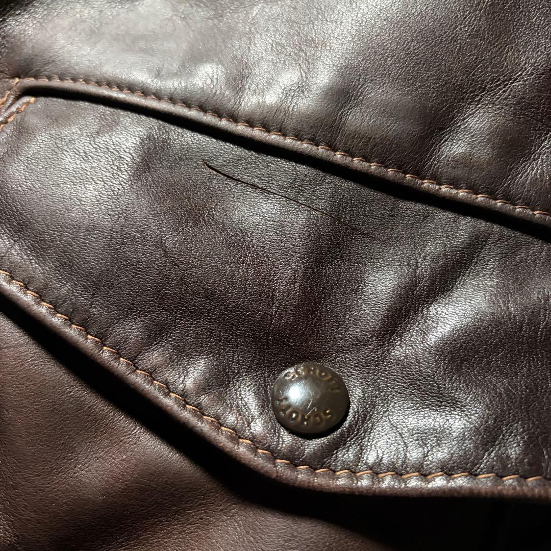 希少/40サイズ■✨schott フライトジャケット　G-1 ブラウン　USA製