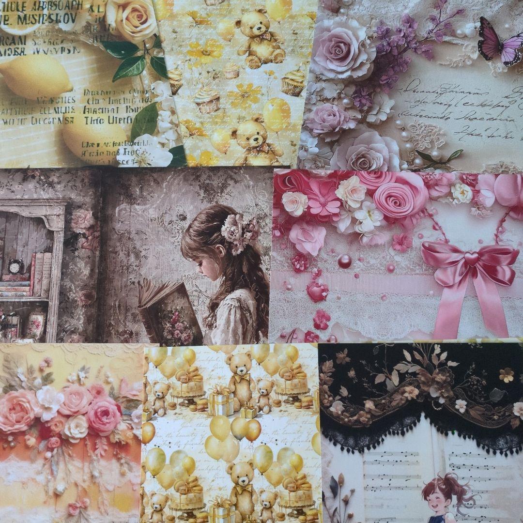 デザインペーパー︎︎‪✰４０枚 全部違うデザイン✰おすそ分け