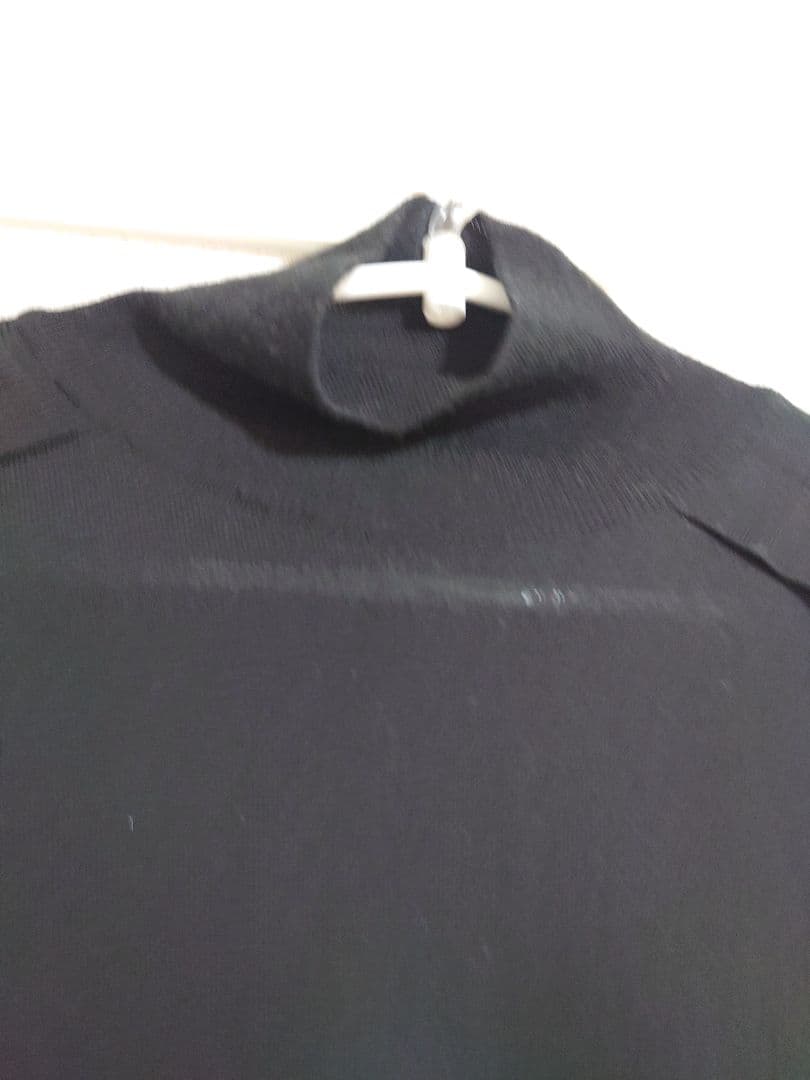 YONFAフラッシータートルニット　ブラック