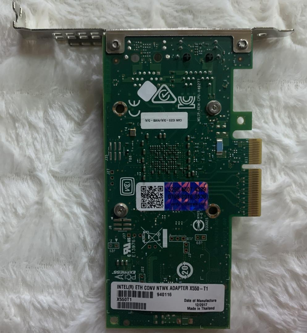 Intel X550-T1 10GbE ネットワーク カード - 高速。
