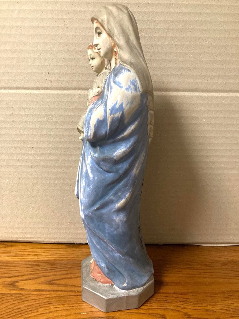 アンティーク マドンナ 聖母マリア像 キリスト ビンテージ レトロ 昭和 当時物