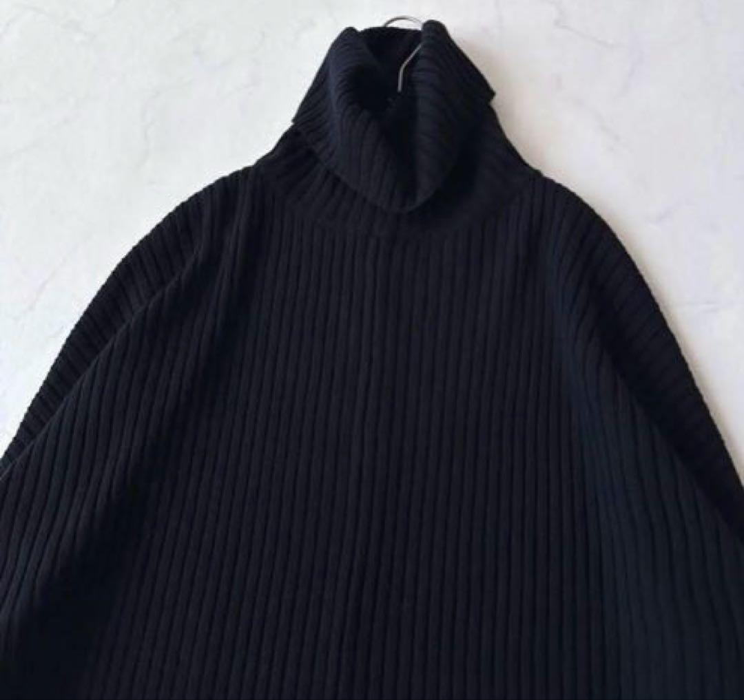 【美品】ドゥーズィエムクラス⭐︎オーバーサイズリブニット⭐︎ネイビー