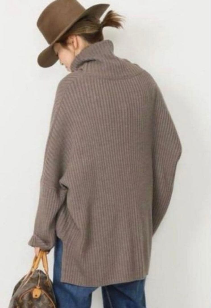 【美品】ドゥーズィエムクラス⭐︎オーバーサイズリブニット⭐︎ネイビー