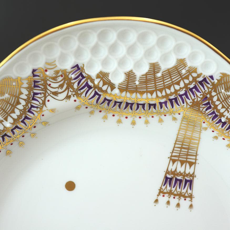 マイセン 千夜一夜物語 アラビアンナイト 飾り皿 「美女に果物篭を渡すサルタン」