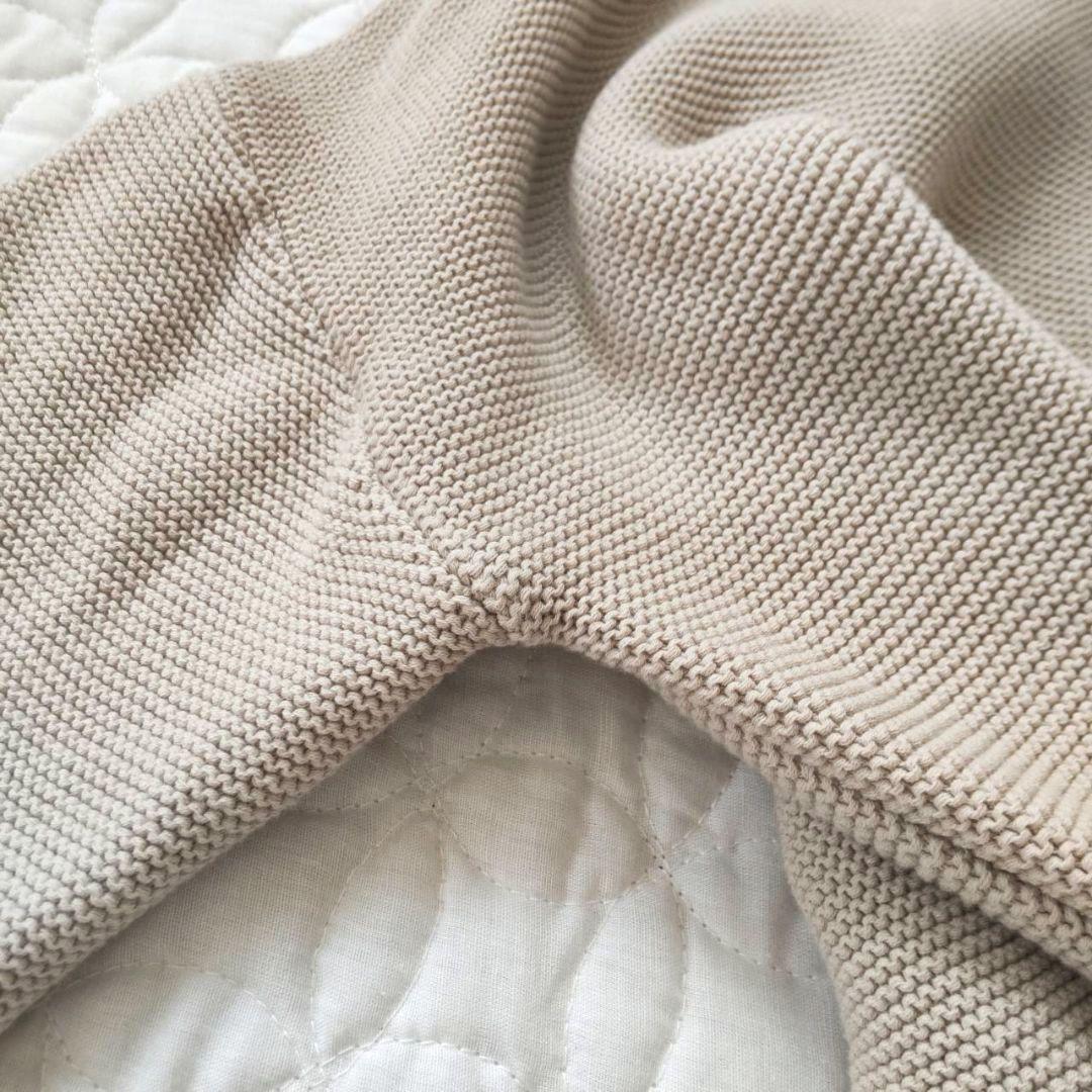 美品✨アパルトモン ドゥーズィエムクラス コットン ニットプルオーバー ベージュ