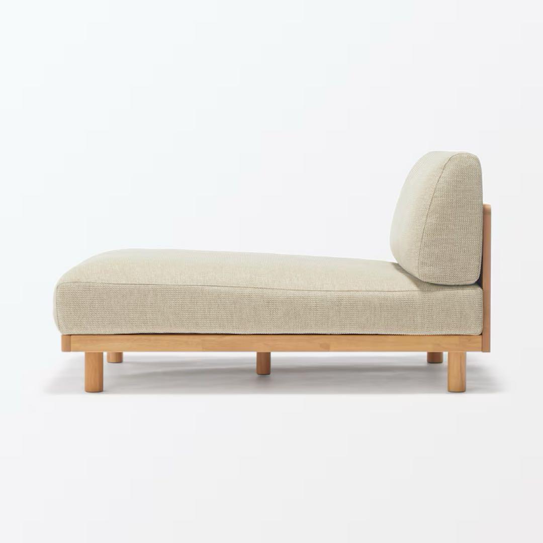 美品☆無印良品　ゆったり座れるアームレスソファ　カウチのみ