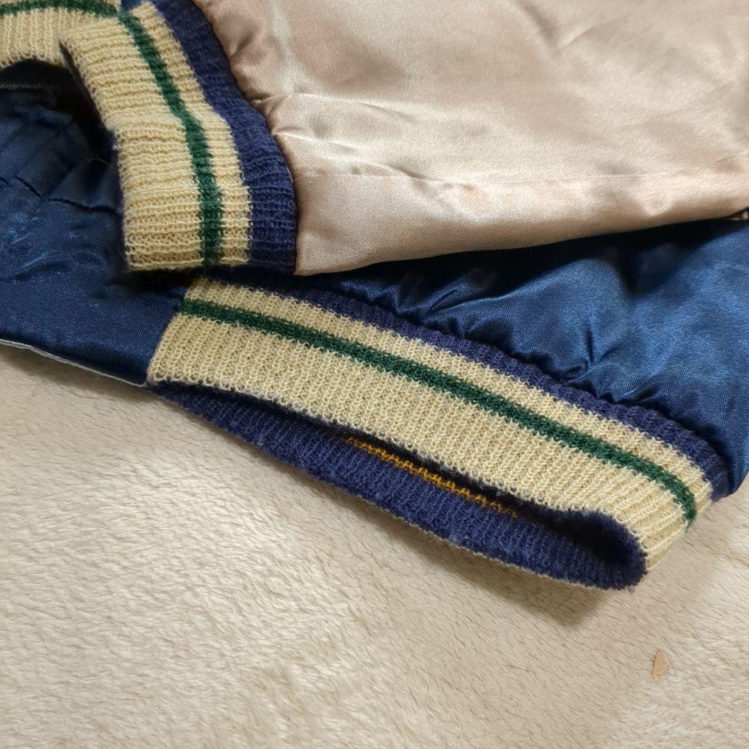 美品 テーラー東洋 スカジャン 舞妓 五重塔 リバーシブル スカル Mサイズ