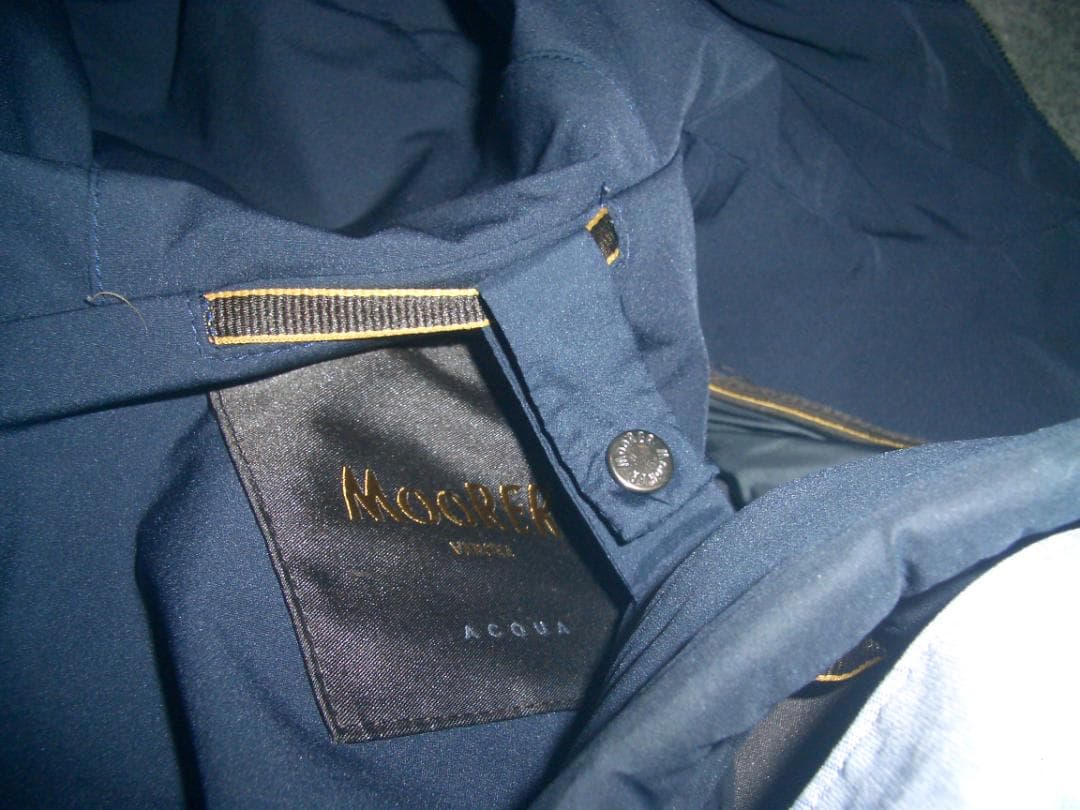 56万円 MooRER ダウンコート 44SM ムーレー チェスターステンカラー