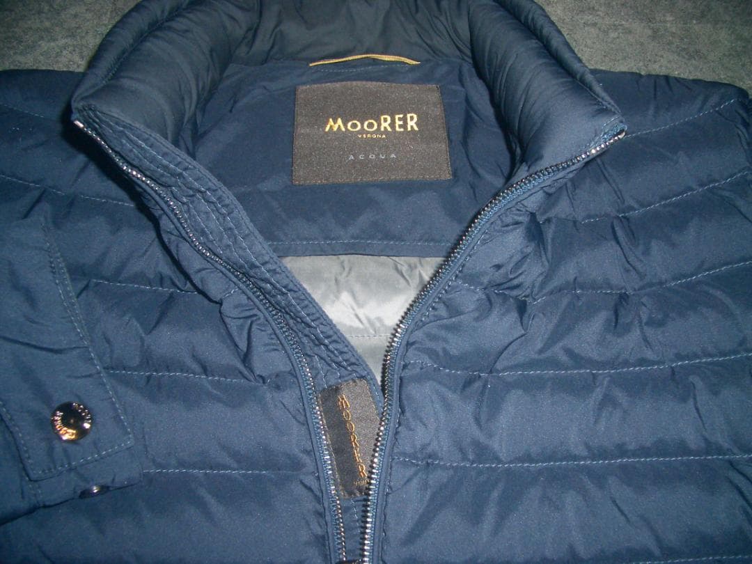 56万円 MooRER ダウンコート 44SM ムーレー チェスターステンカラー