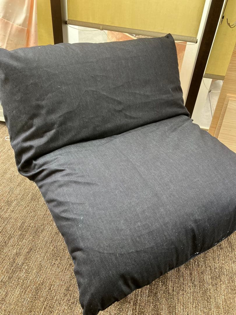 ハンドメイド　リーンロゼ社　カラン　1.5人掛用ソファカバー　デニム生地