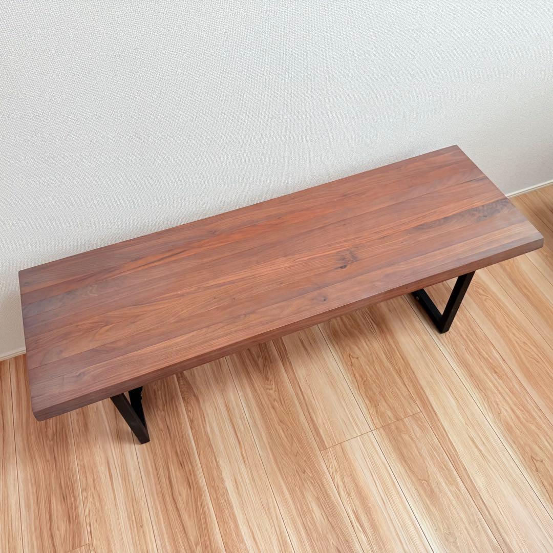 【新品に近い】ノードⅡベンチ 幅120cmタイプ ウォールナット　関家具