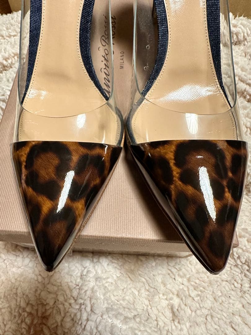 【値下】Gianvito Rossi レオパード柄 ハイヒール　39