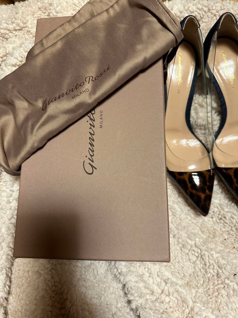 【値下】Gianvito Rossi レオパード柄 ハイヒール　39