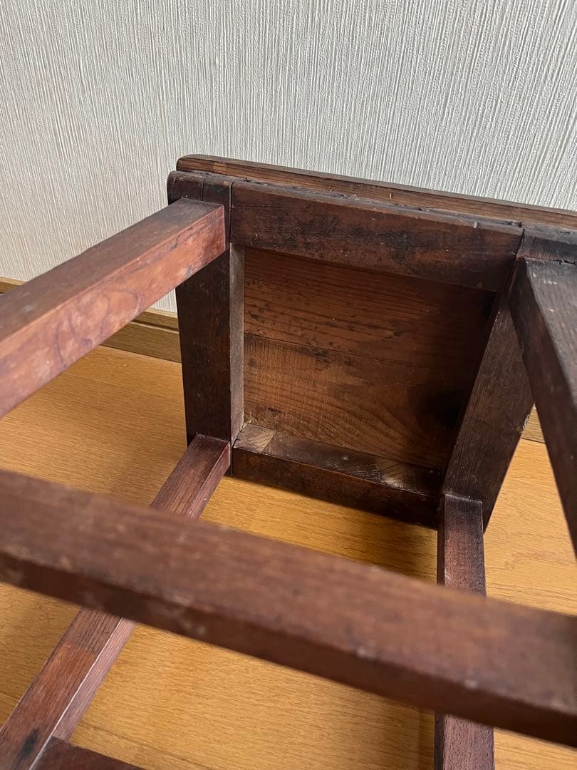 木製スツール　角椅子　チェア　椅子　花台　踏み台