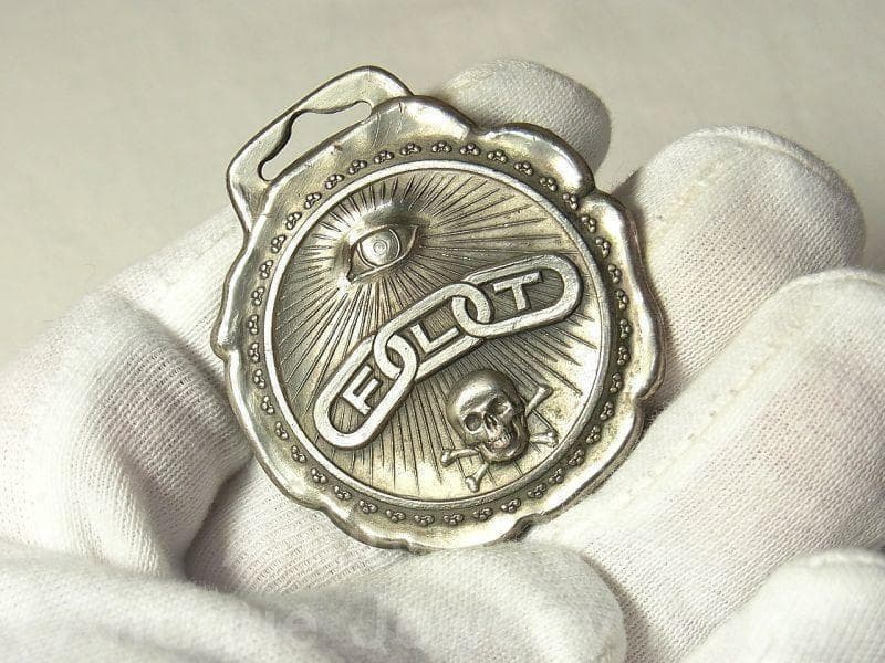 《m6502》秘密結社オッドフェローズ ウォッチフォブ アンティーク アメリカ