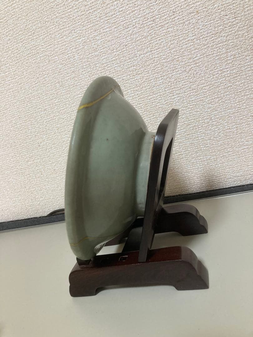 伝世品砧青磁鉢　龍泉窯青磁皿　天龍寺青磁　七官青磁