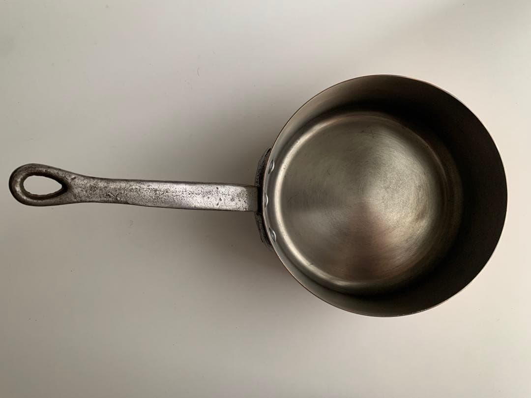 【ケヴィン】フランスアンティーク　銅製片手鍋 14cm ソースパン