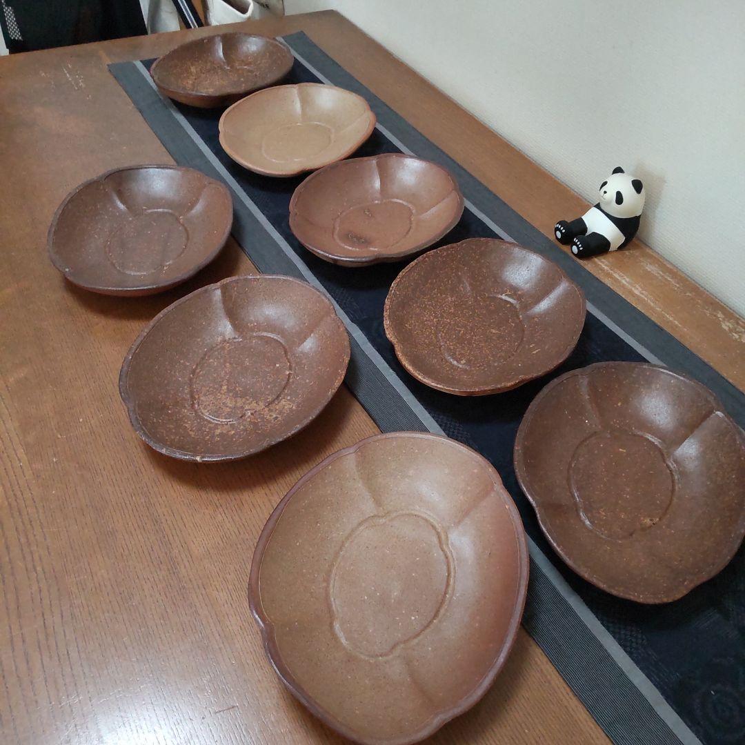 中皿 8枚 備前焼