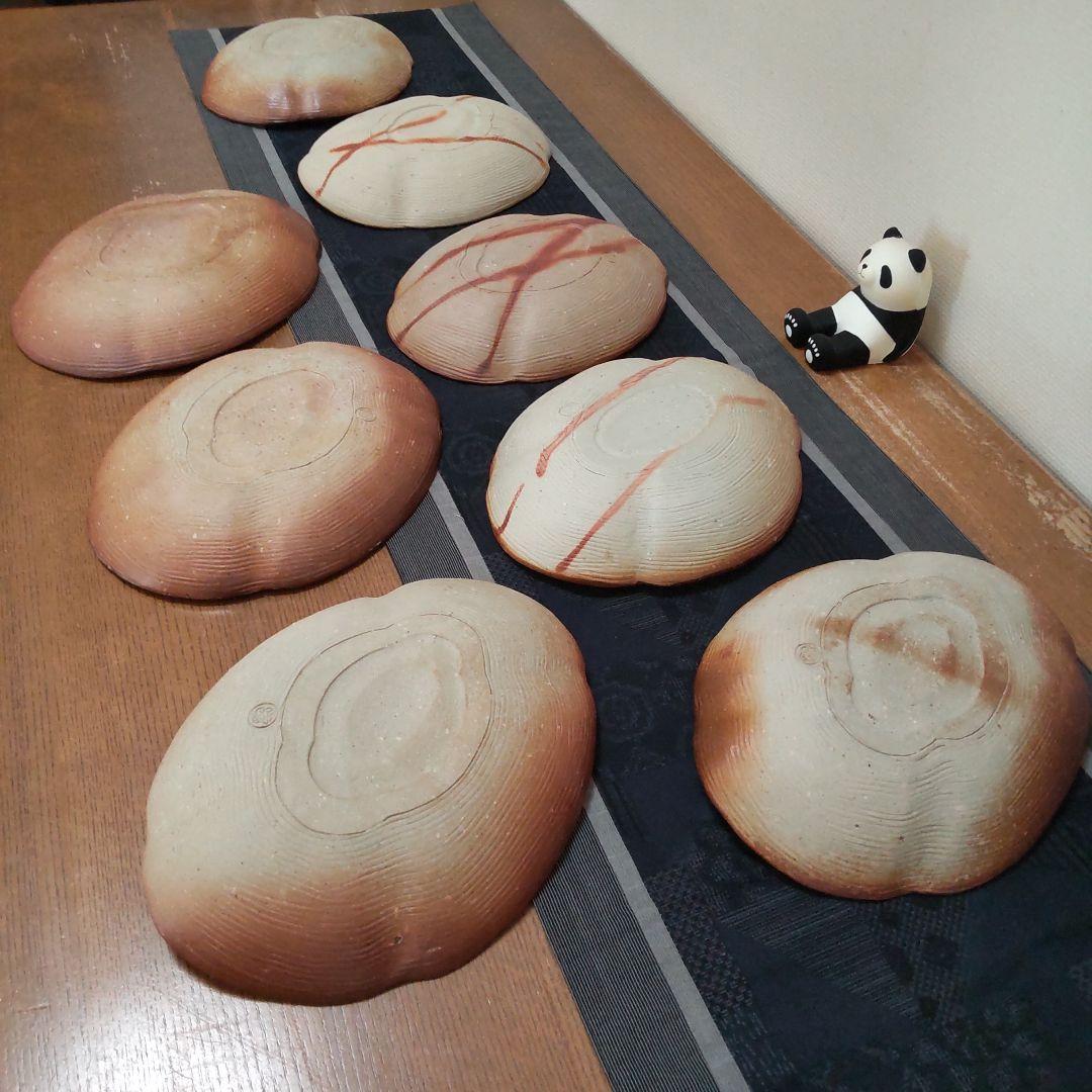 中皿 8枚 備前焼