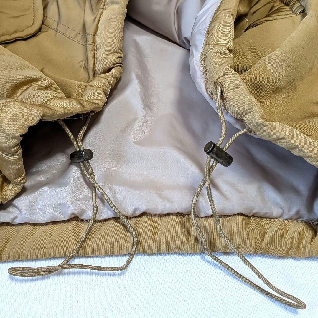 ファイルホーム　中綿 ジップアップブルゾンМ 異素材切替