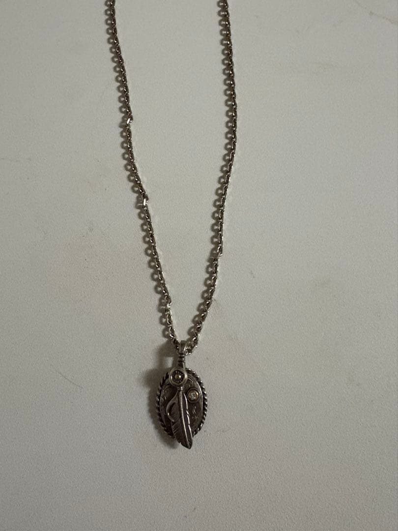 【特注】祐天寺あるじゃん　フックチェーン　フェザー