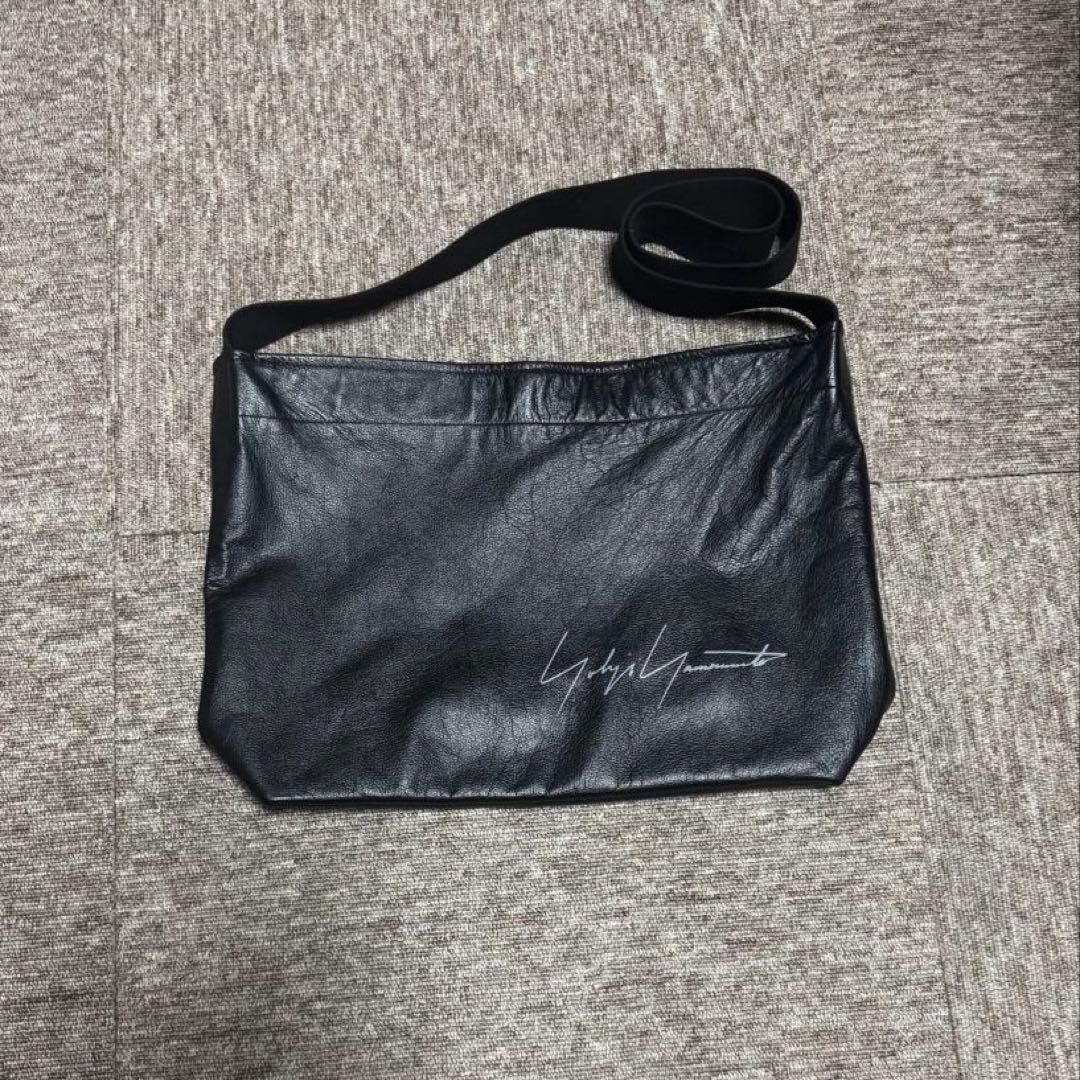 ヨウジヤマモト NOVELTY LEATHER CROSSBODY BAG