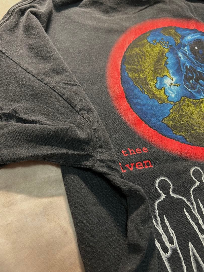 90s LLICA Pushead パスヘッド バンドT 1994 L