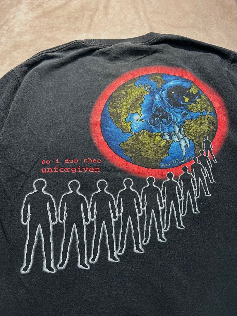 90s LLICA Pushead パスヘッド バンドT 1994 L