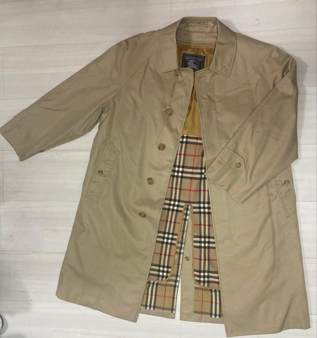 美品　Burberrys' バーバリー　トレンチコート ロングコート
