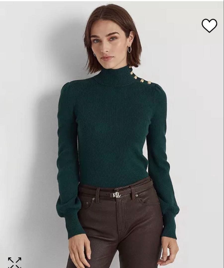 LAUREN Ralph Lauren♡深いグリーン♡ ニット♡新品タグ付