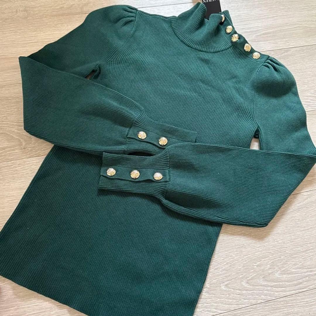 LAUREN Ralph Lauren♡深いグリーン♡ ニット♡新品タグ付