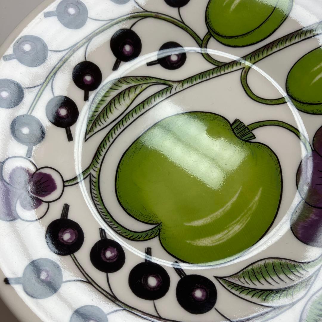 アラビア　パープルパラティッシ 16.5cm プレート４枚　美品バラ売り不可