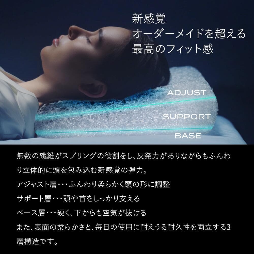 【早い者勝ち】ブレインスリープピロー　低め　まくら　快眠　水洗いOK　こども