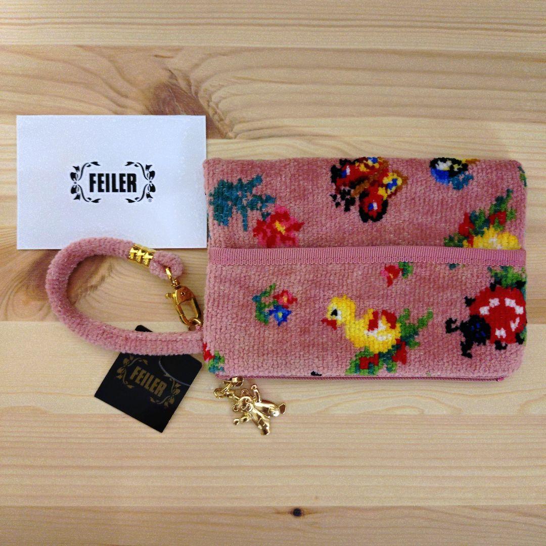 【新品未使用タグ付】FEILER フェイラー ハイジ ティッシュポーチ ピンク