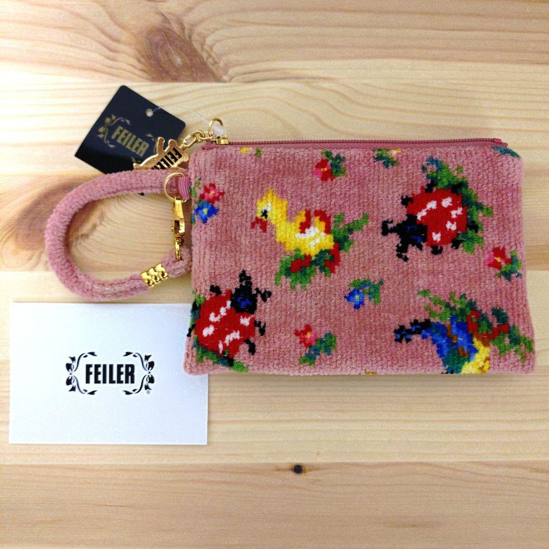 【新品未使用タグ付】FEILER フェイラー ハイジ ティッシュポーチ ピンク
