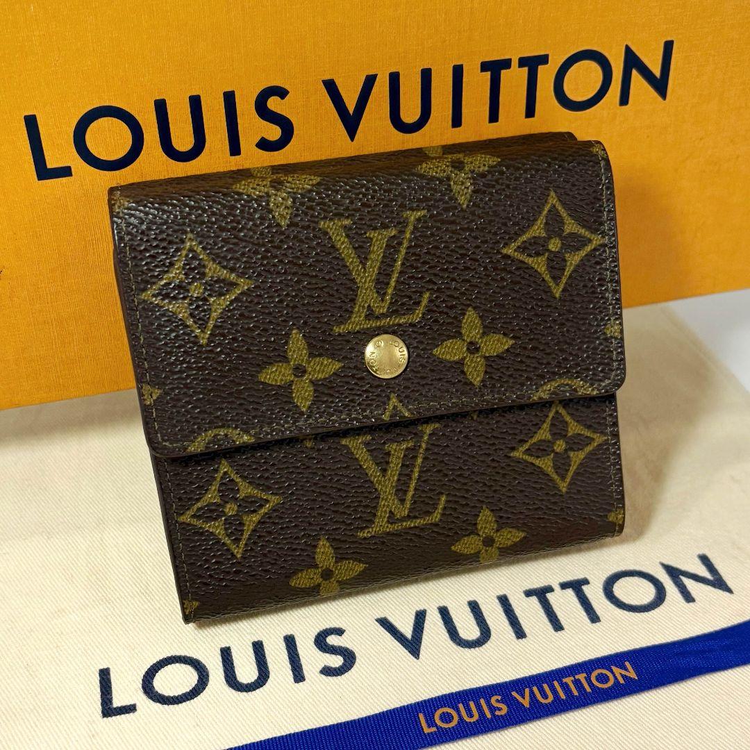 【美品】ルイヴィトン ポルト モネビエ カルトクレディ Wホック 折り財布