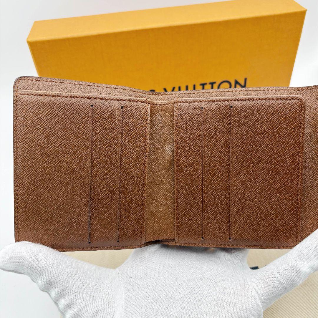 【美品】ルイヴィトン ポルト モネビエ カルトクレディ Wホック 折り財布