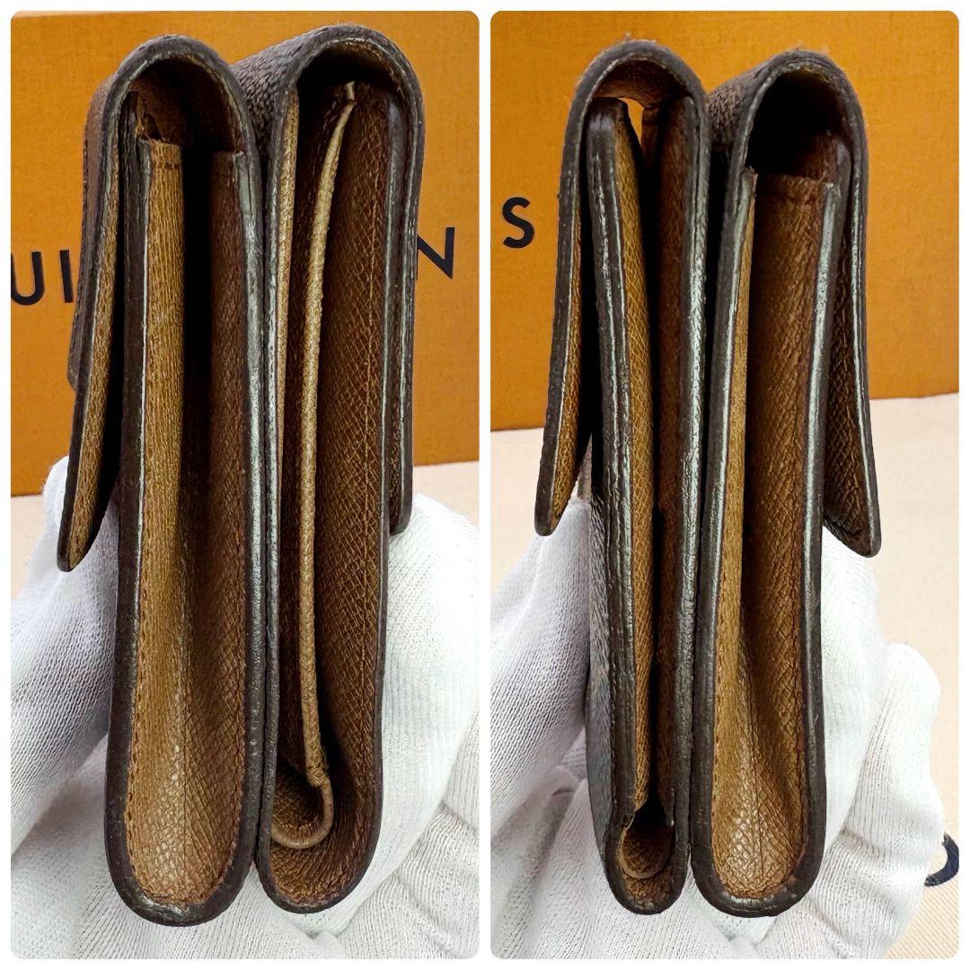 【美品】ルイヴィトン ポルト モネビエ カルトクレディ Wホック 折り財布