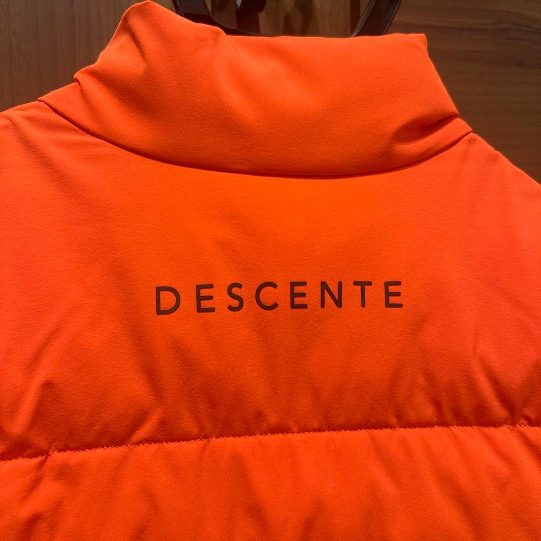 新品　デサント　ゴルフ　ダウン　オレンジ　S