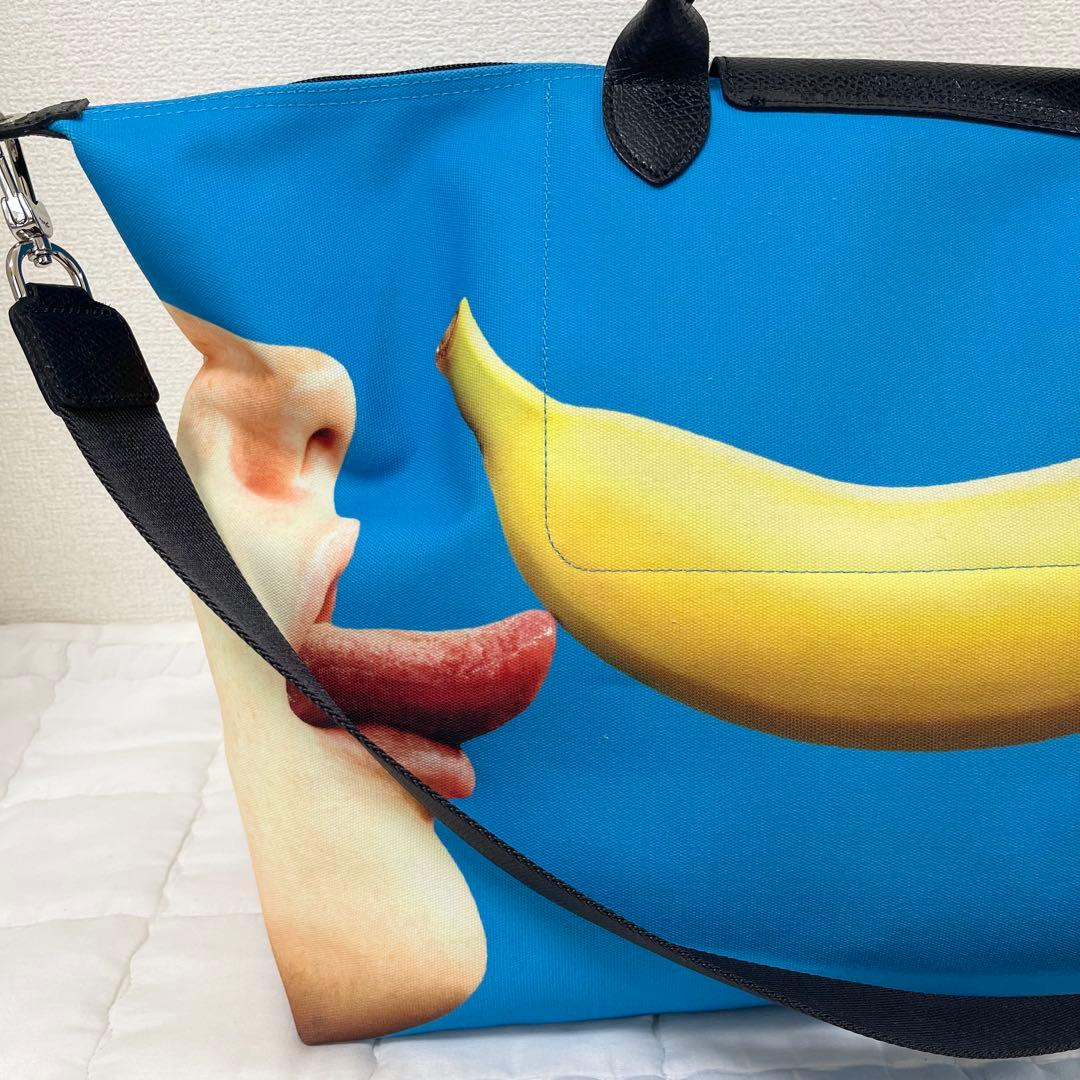 longchamp ロンシャン　トラベルバッグ　2WAY トイレットペーパー