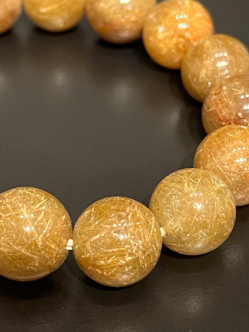 ルチルクォーツ 12mm 15玉